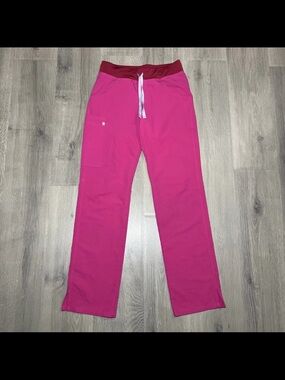 Figs scrub pants shocking pink